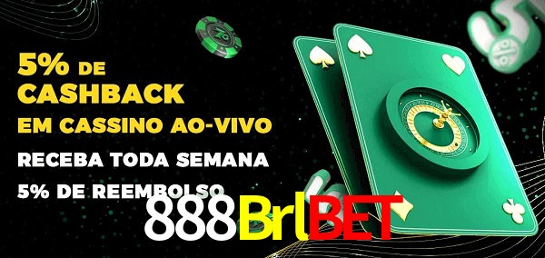 Promoções do cassino ao Vivo 888Brlbet